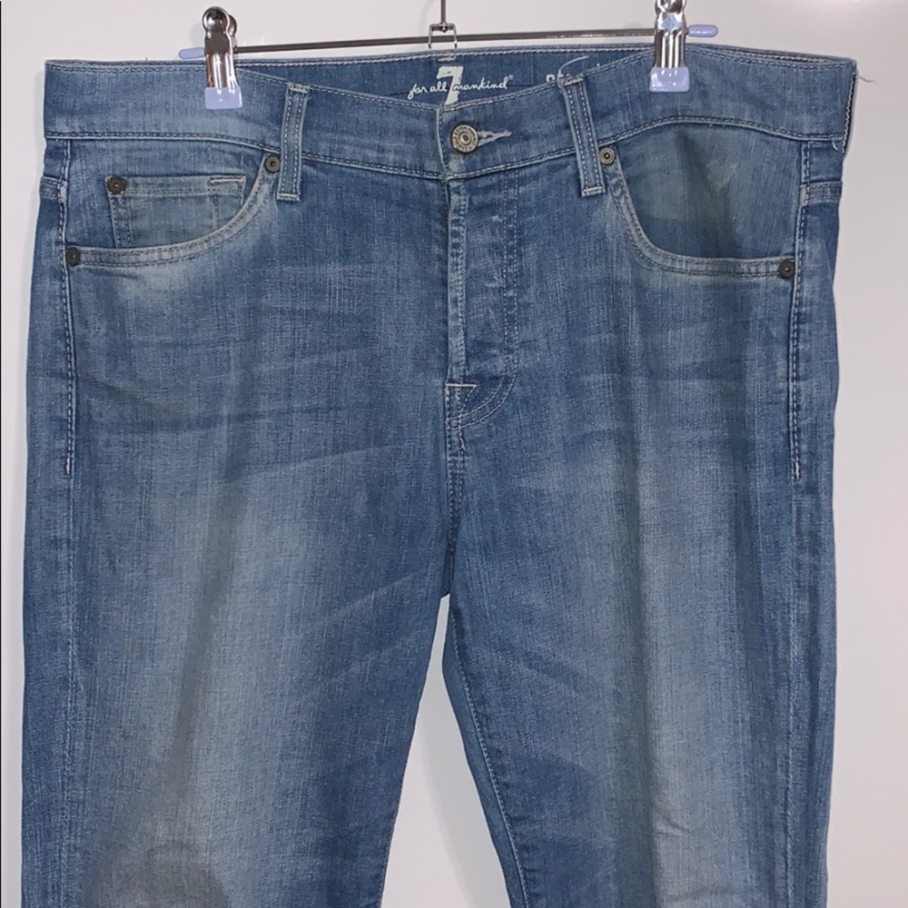 7 for all Mankind Standard Button Fly Jeans 33